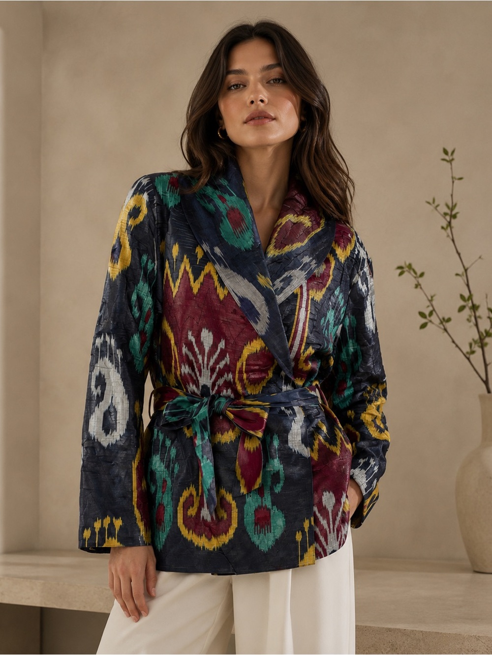 NEW - Ralph Lauren Purple‎ Label Ikat-Print Jacket, Size L